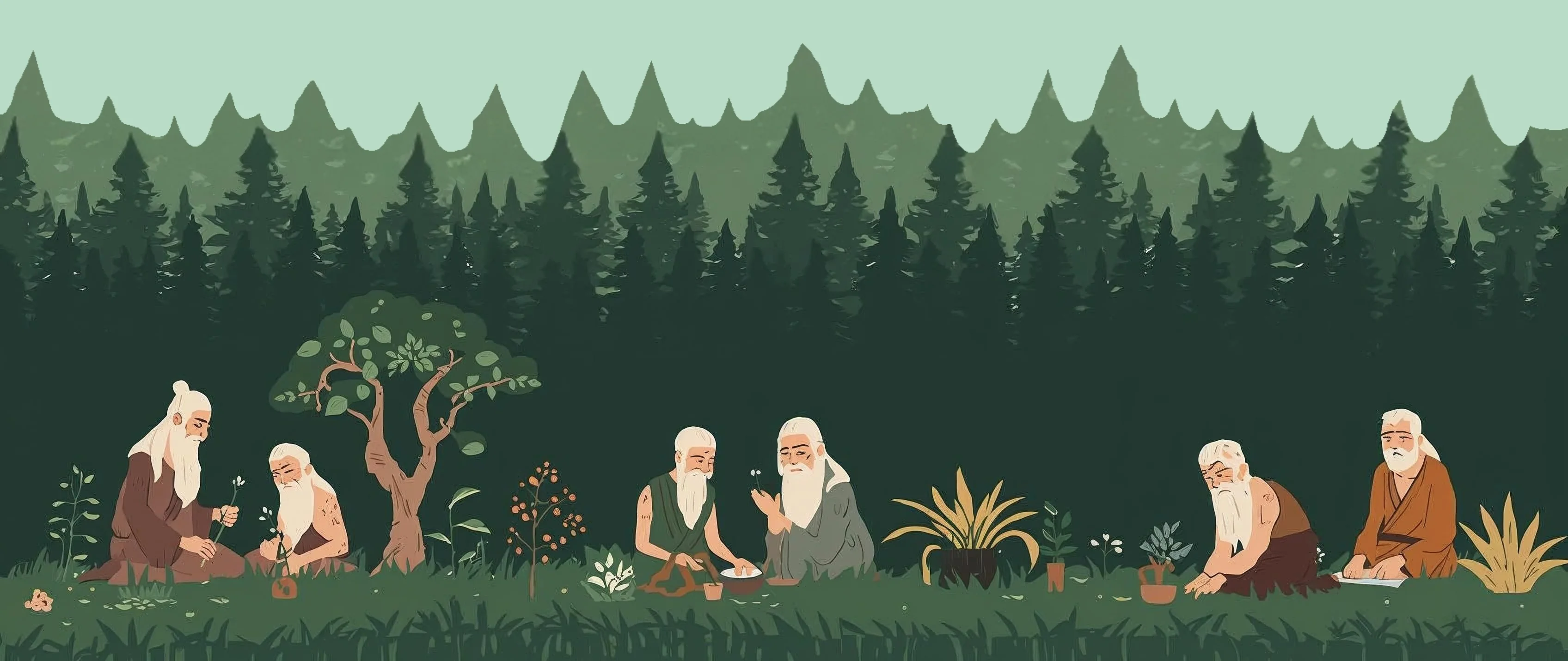 Ancient healers in harmony with nature